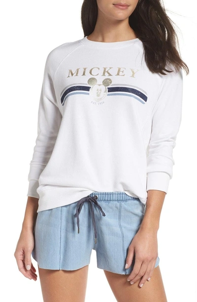 Shop David Lerner Disney Mickey Pullover In White