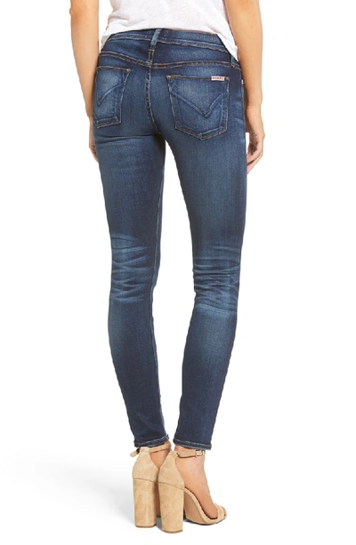 Hudson nico skinny jeans blue best sale gold