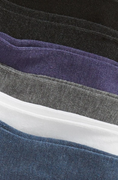 Shop Ralph Lauren 6-pack Low-cut Socks In Grey Assorted