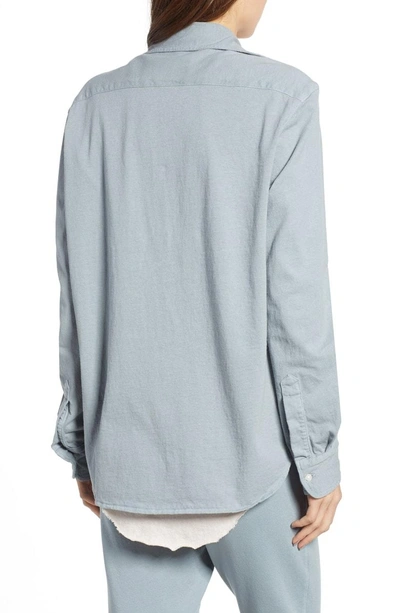 Shop Frank & Eileen Tee Lab Knit Button Down Shirt In Magic Hour