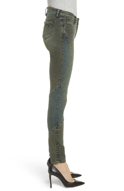 Shop Brockenbow Puzzle Magda Skinny Jeans In Army Cloud