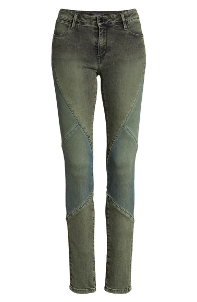 Shop Brockenbow Puzzle Magda Skinny Jeans In Army Cloud