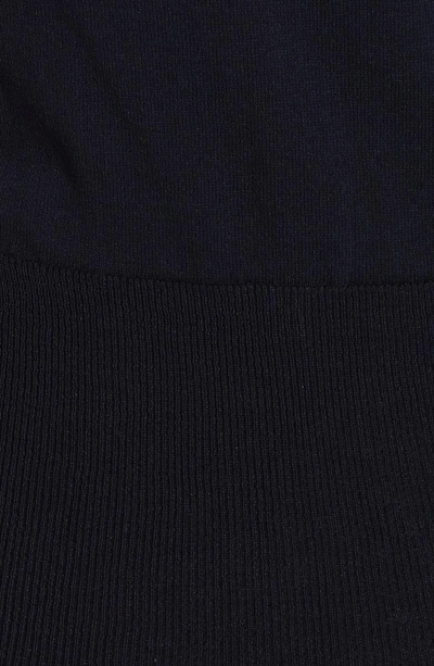 Shop Jacquemus Baya Turtleneck Sweater In Dark Navy