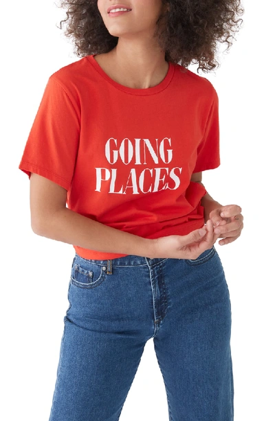 Shop Bando Ban. Do Going Places Classic Tee In Tomato Red