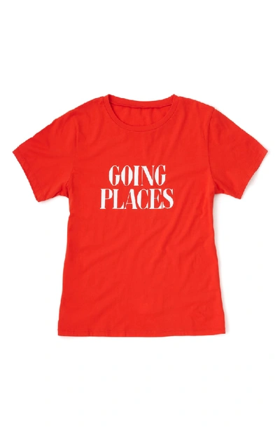 Shop Bando Ban. Do Going Places Classic Tee In Tomato Red