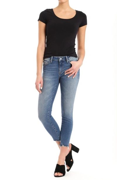 Shop Mavi Jeans Adriana Ankle Skinny Jeans In Shaded 80s Vintage