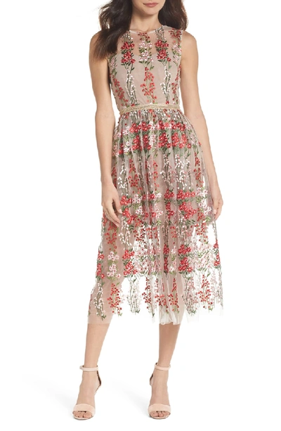 Bronx and banco poppy midi dress sale
