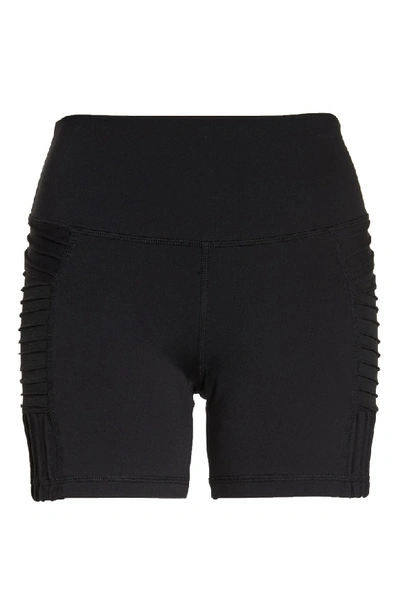 Shop Alo Yoga High Waist Storm Shorts In Black