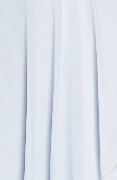 Shop Jenny Yoo Farrah Ruffle Chiffon Gown In Whisper Blue