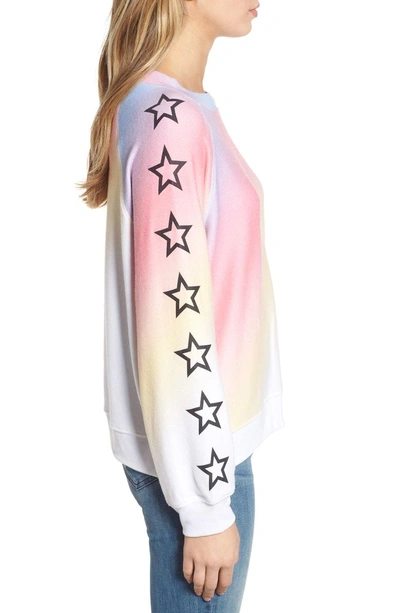 Shop Wildfox Sommers - Nebula Sweatshirt In Multi