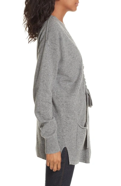 Shop Brochu Walker Bray Cashmere Cardigan In Heather Grey