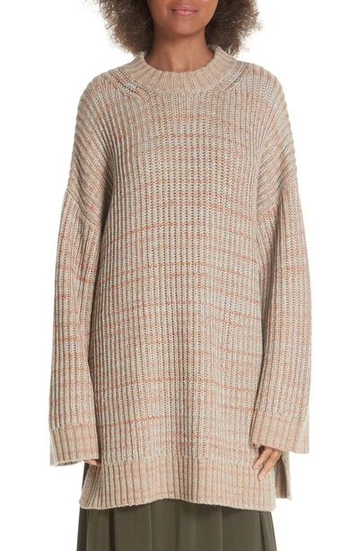 Shop Elizabeth And James Orra Oversize Wool & Cashmere Blend Sweater In Multi