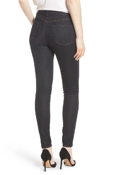 Shop J Brand Maria High Waist Super Skinny Jeans In Dark Twilight