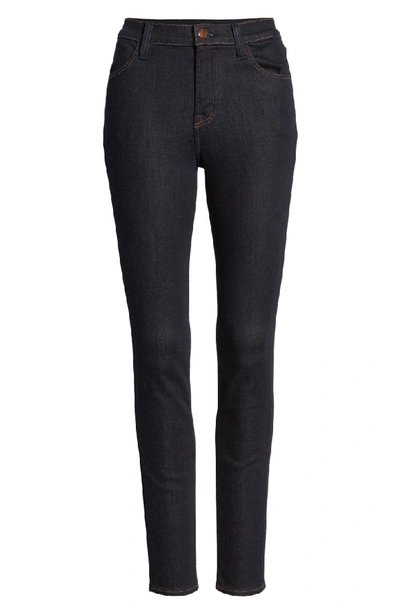 Shop J Brand Maria High Waist Super Skinny Jeans In Dark Twilight