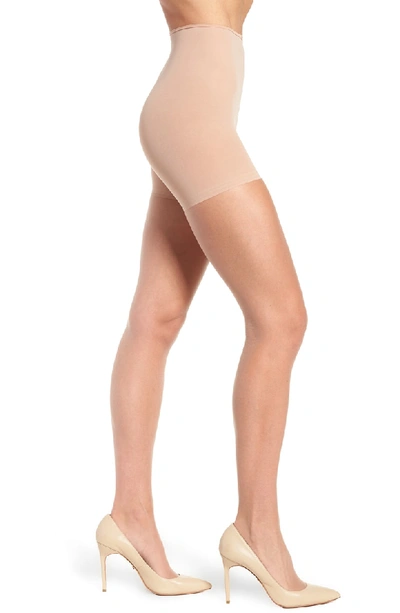 Shop Donna Karan The Nudes Whisper Weight Control Top Pantyhose In Tone A03