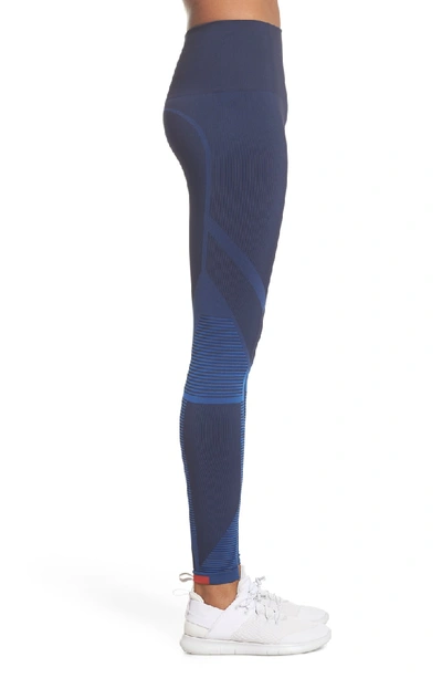 Lndr Spectrum High Waist Seamless Leggings In Navy