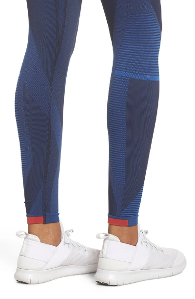Lndr Spectrum High Waist Seamless Leggings In Navy
