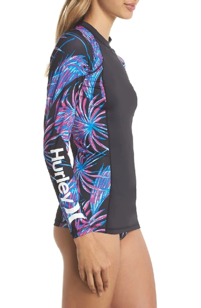 Shop Hurley One & Only Rashguard In Black