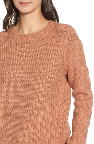 Shop Heartloom Bri Sweater In Terracotta