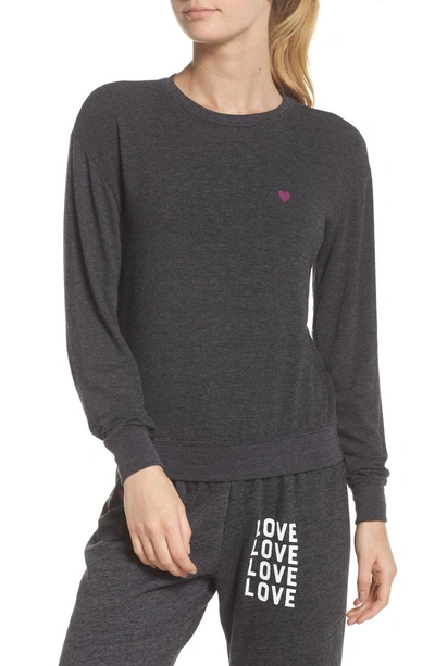 Shop Spiritual Gangster Love Wins Savasana Sweatshirt In Vintage Black