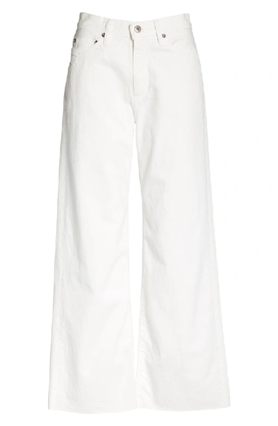 Shop Simon Miller Lamere Wide Leg Crop Jeans In White