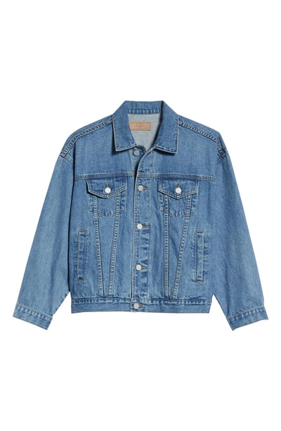 Shop Blanknyc Studded Cuff Denim Jacket In Rebel Without A Cause