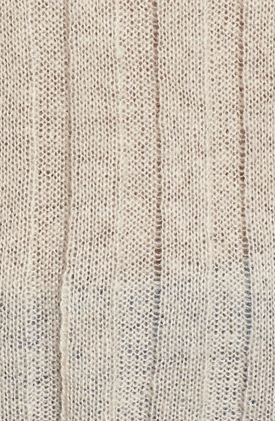 Shop Moon River Rib Knit Sweater In Cream