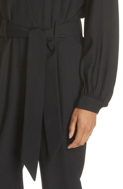 Shop Iro Frame Belted Jumpsuit In Black