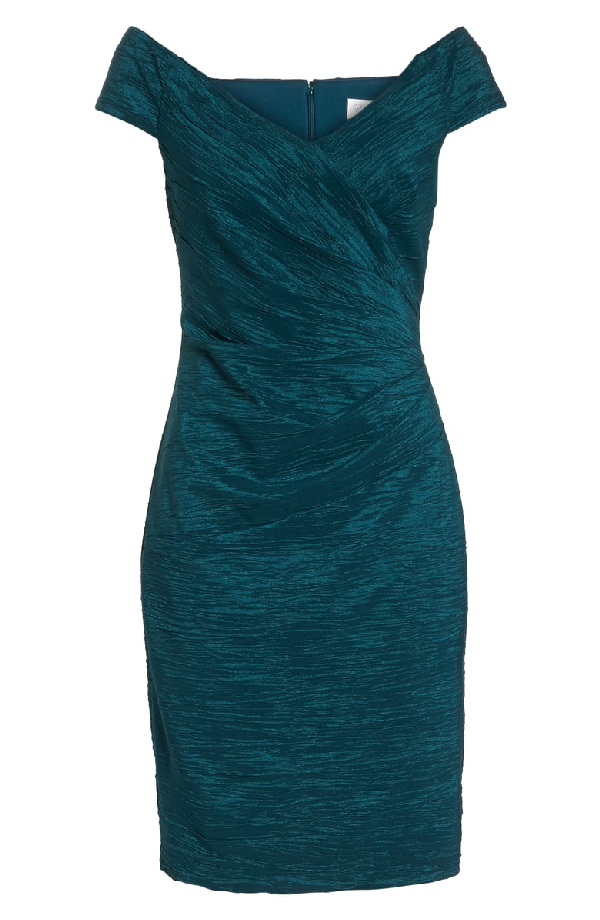 eliza j taffeta bodycon dress