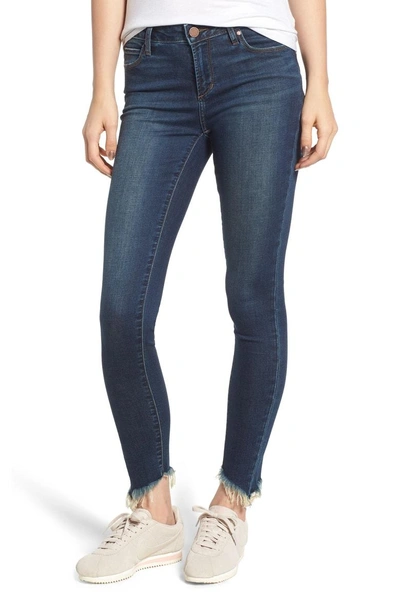 Shop Articles Of Society Sammy Fray Hem Skinny Jeans In Providence