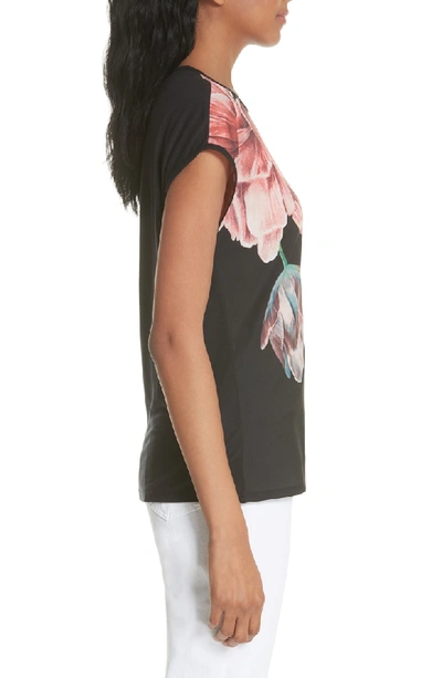 Shop Ted Baker Keziaa Tranquility Tee In Black