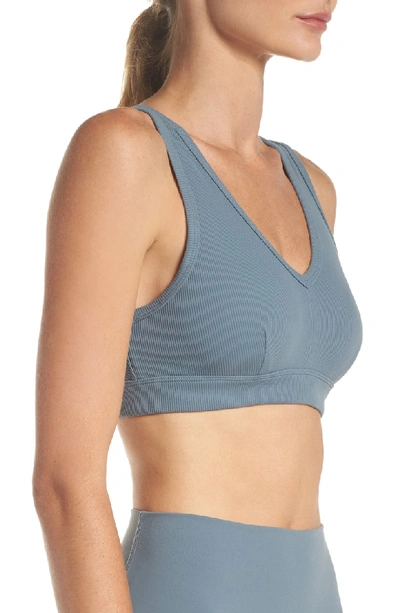 Shop Alo Yoga Togetherness Bra In Concrete