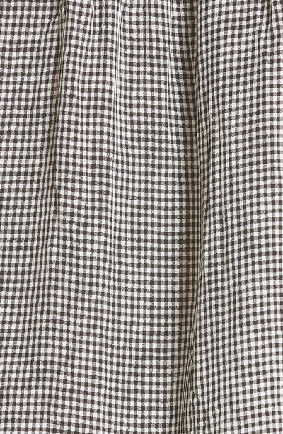 Shop Tricot Comme Des Garcons Ruffle Hem Gingham Top In Small X Large