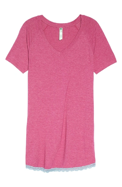 Shop Honeydew Intimates Honeydew Lace Trim Sleep Shirt In Gypsy Rose