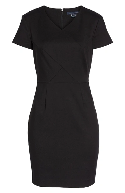 Shop French Connection Glass Stretch Sheath Dress In Black