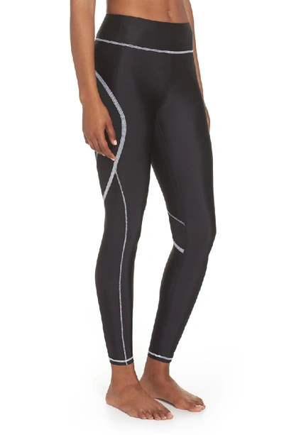 Shop Alala Surf Tights In Black/ White