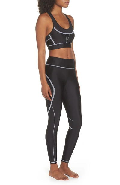 Shop Alala Surf Tights In Black/ White