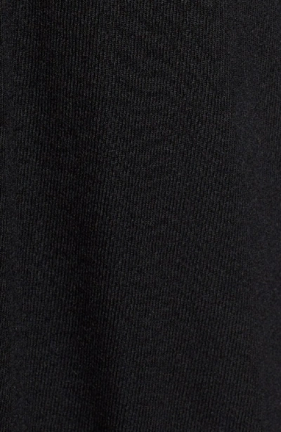 Shop Bobeau High/low Jersey Cardigan In Black