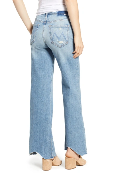 Shop Mother Tomcat Roller Chew Hem Jeans In The Confession