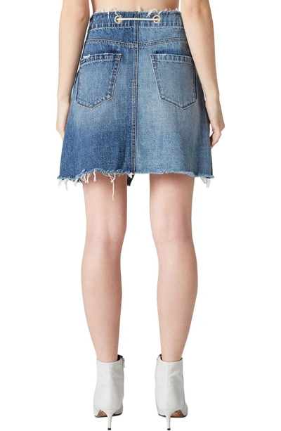 Shop Blanknyc Pieced Denim Skirt In New Wave