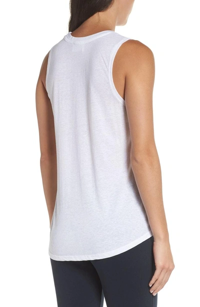 Shop David Lerner Mickey Pop Tank Top In Heather Grey