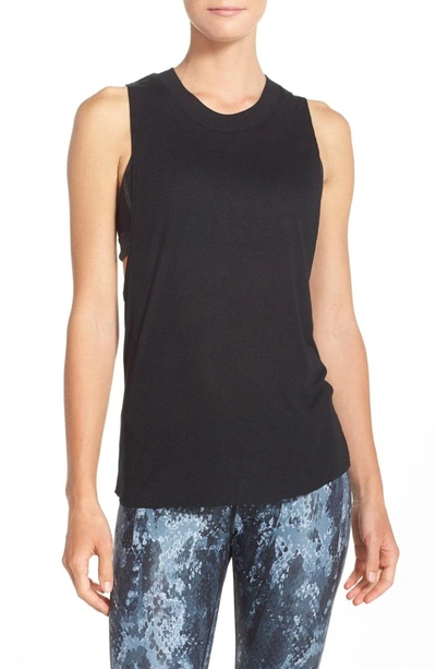 Shop Alo Yoga Heat Wave Tank In Black