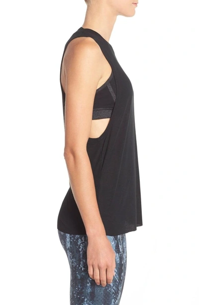 Shop Alo Yoga Heat Wave Tank In Black