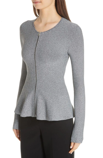 Theory marled peplum best sale jacket