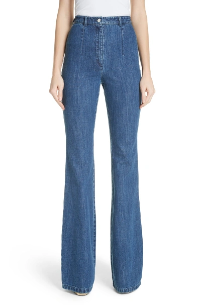 Shop Michael Kors Flare Trouser Jeans In Indigo