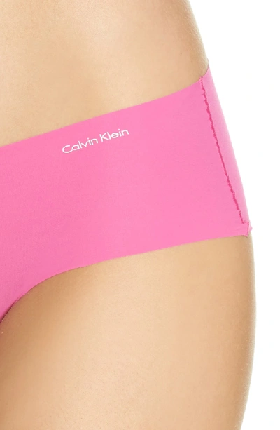Shop Calvin Klein 'invisibles' Hipster Briefs In Sophie Pink