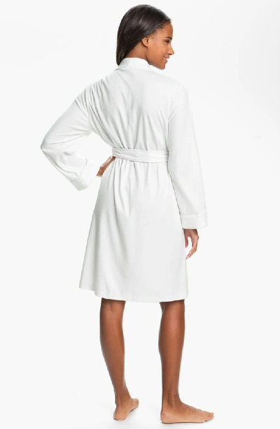 Shop Lauren Ralph Lauren Quilted Collar Robe In White