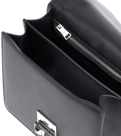 Shop Prada Elektra Leather Shoulder Bag In Black
