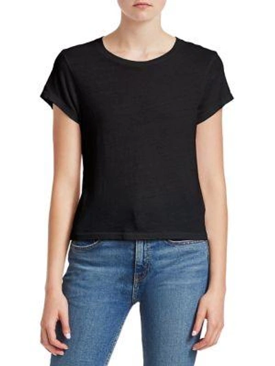 Shop Re/done Women's The 1960s Slim Tee In Black
