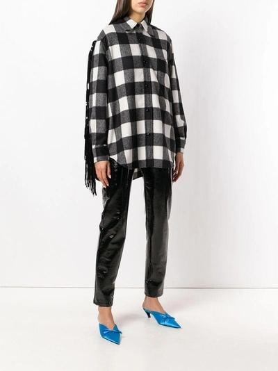 Shop N°21 Oversized Checked Flannel Shirt